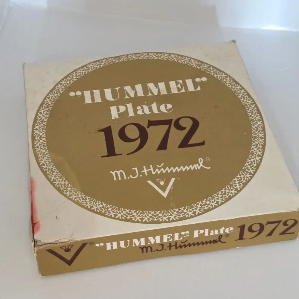 Hummel 2nd Annual Plate 1972 Rodental West Germany w/Original Box M. J. Hummel